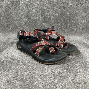 Chaco Z/2 Classic Women’s Sz 8 Red Navy Strappy Active Hiking Sandals Used